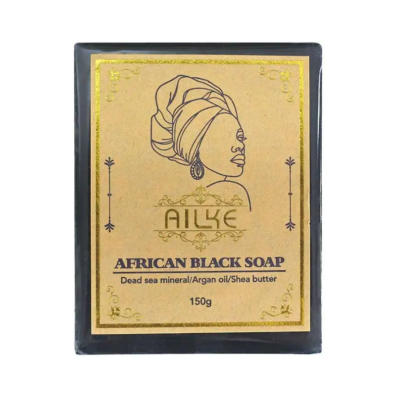 African Natural Black Soap for Face and Body