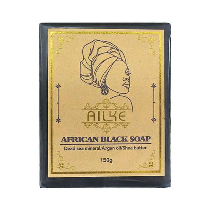 African Natural Black Soap for Face and Body