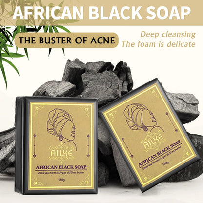 African Natural Black Soap for Face and Body