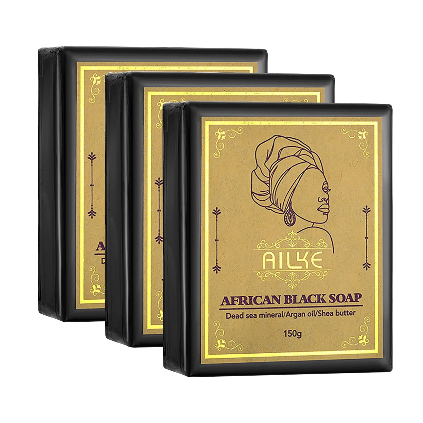African Natural Black Soap for Face and Body