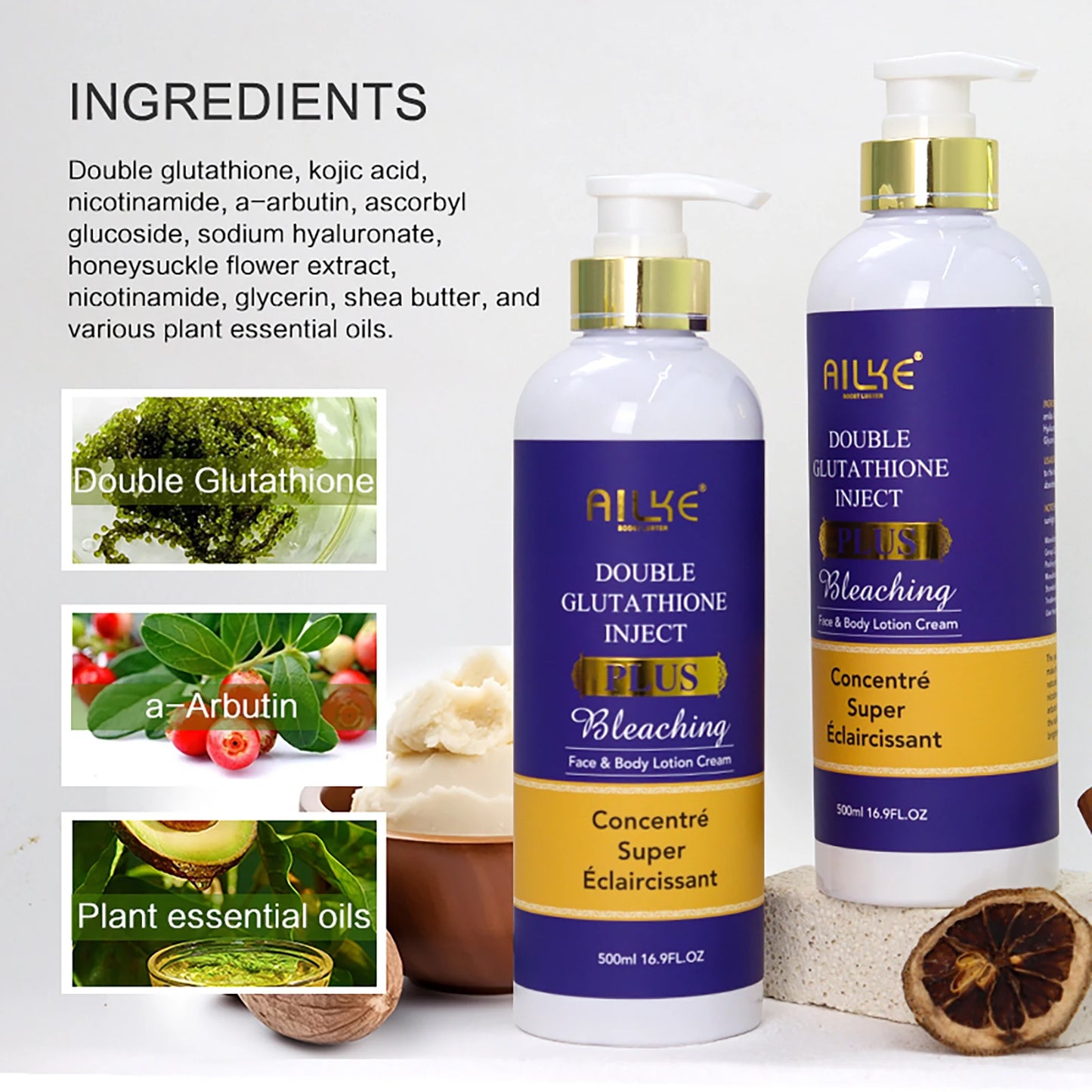 Double Glutathione Plus Whitening Serum For All Skin Types