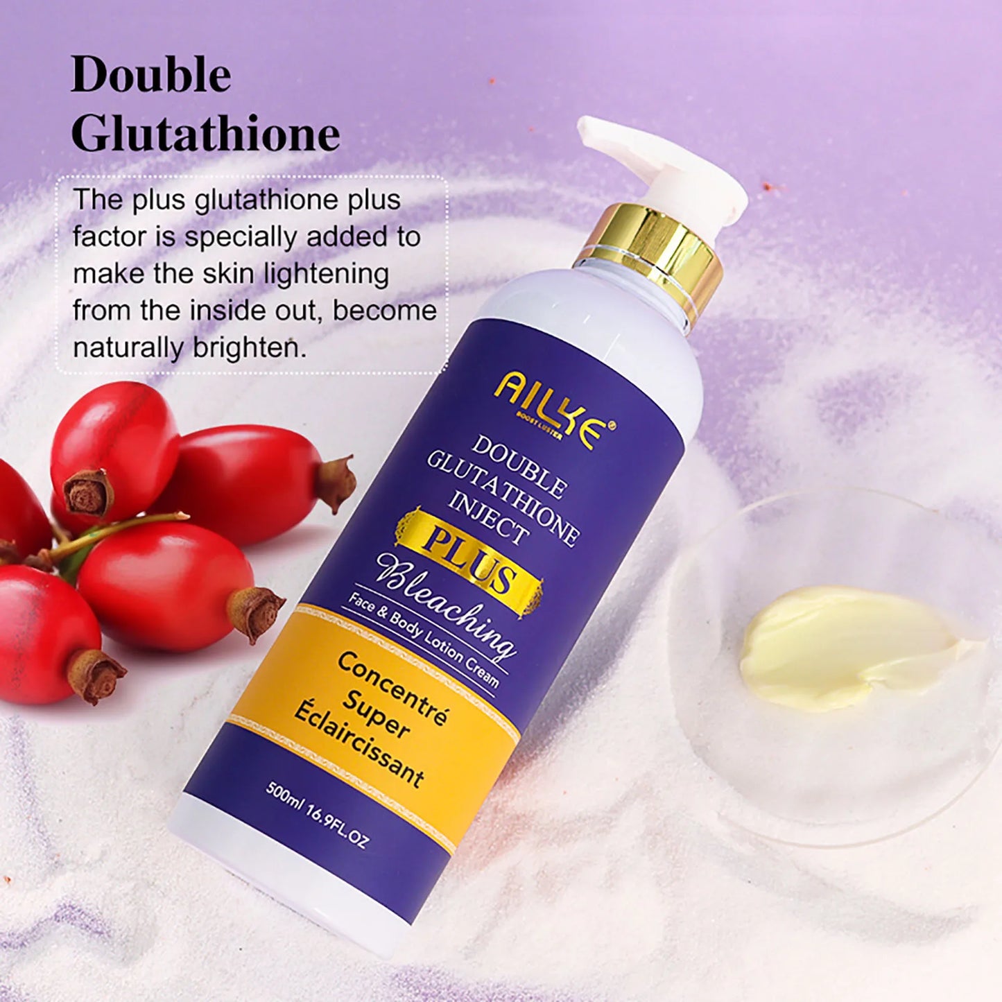 Double Glutathione Plus Whitening Serum For All Skin Types