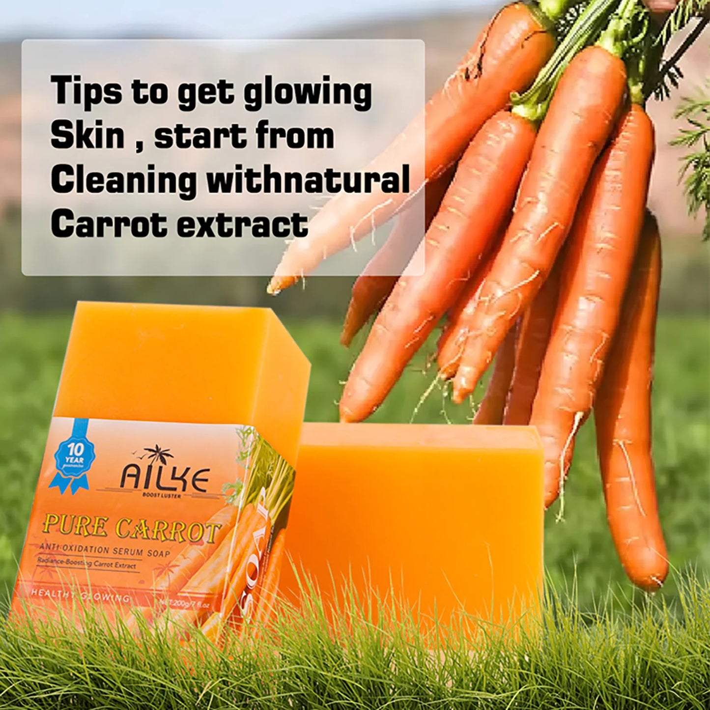Magic Radiance-Boosting Carrot Soap
