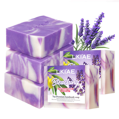 Fresh Lavender Oil Soap Bar, Whitening, Reduce Acne, Smooth Skin