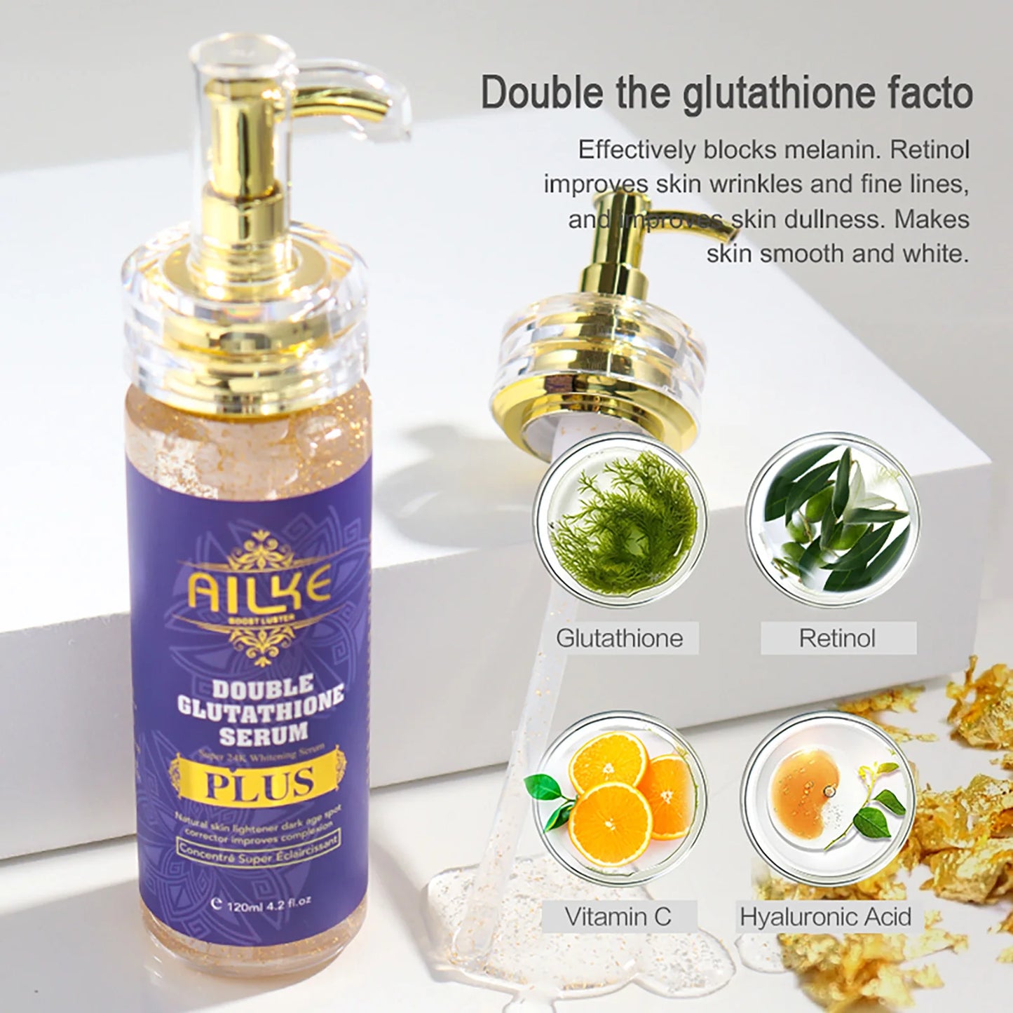 Double Glutathione Serum and Body Lotion