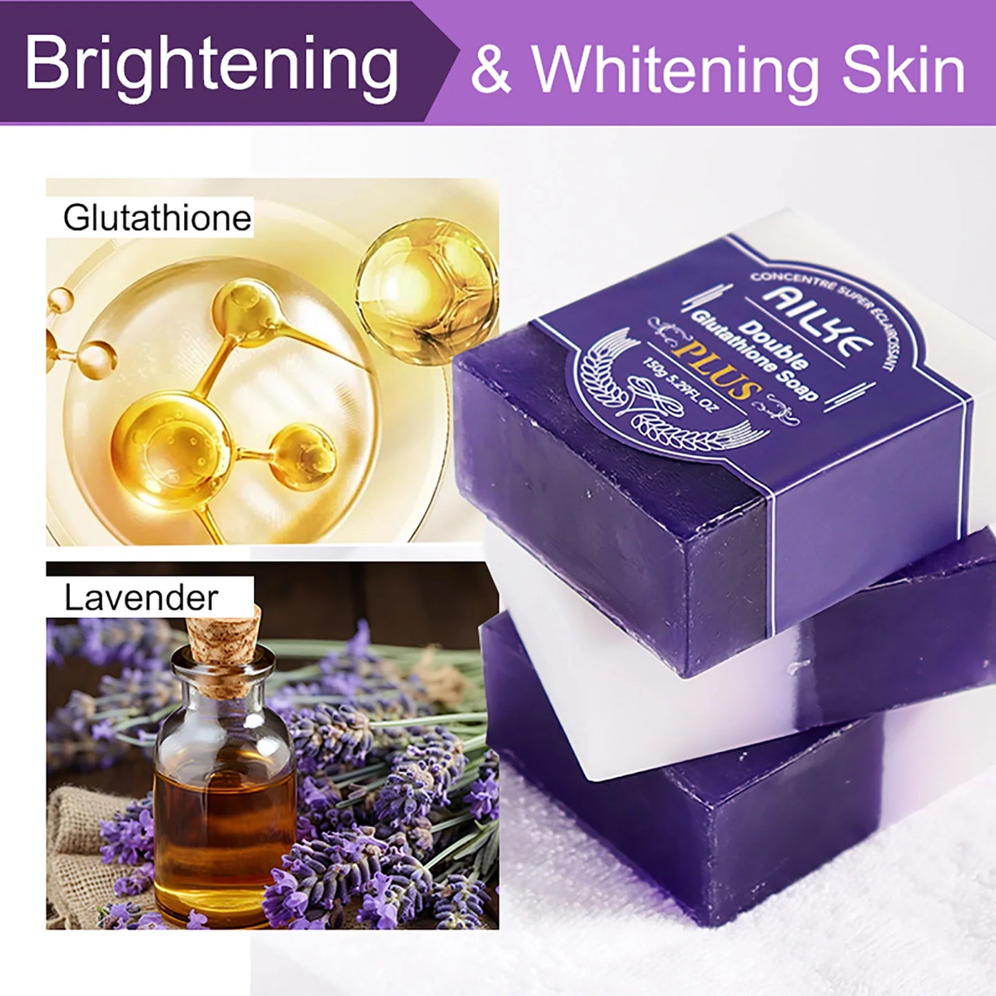Double Glutathione Whitening Soap Bar