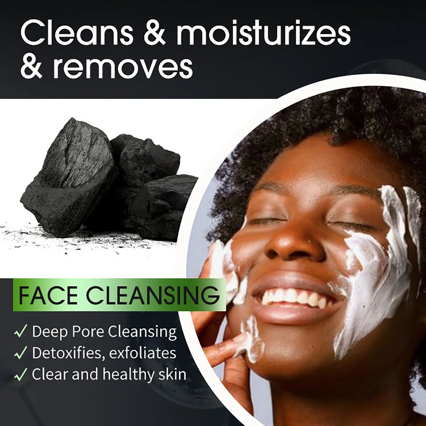 African Natural Black Soap for Face and Body