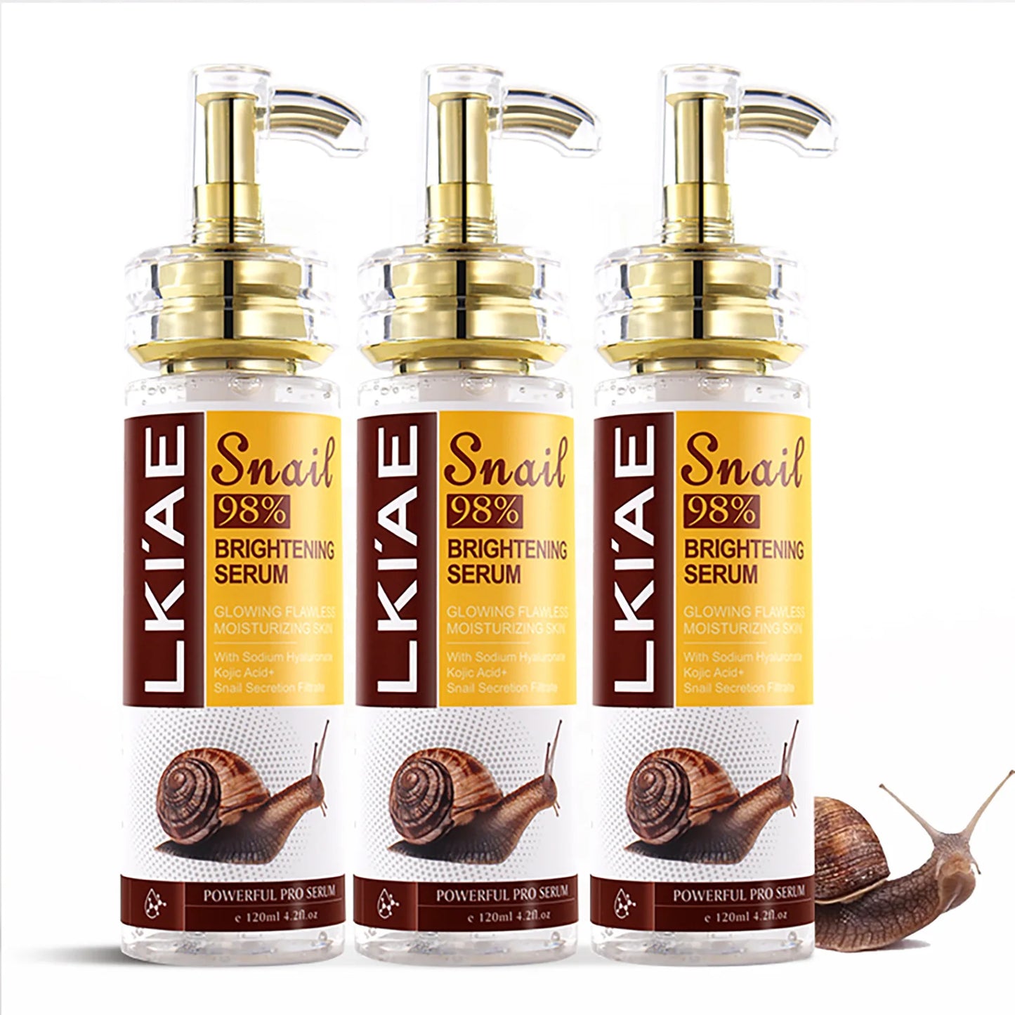 Natural Snail Brightening Face & Body Serum