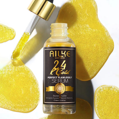 24K Gold Flawlessly Serum, Whitening, Deep Clean Skin
