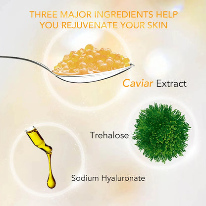Caviar Extract Anti-Wrinkles and Brightening Skin Tone Face Care Set