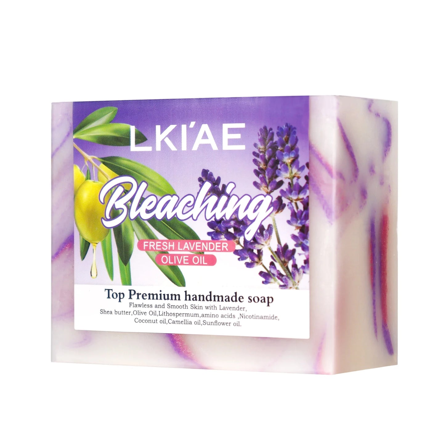 Fresh Lavender Oil Soap Bar, Whitening, Reduce Acne, Smooth Skin