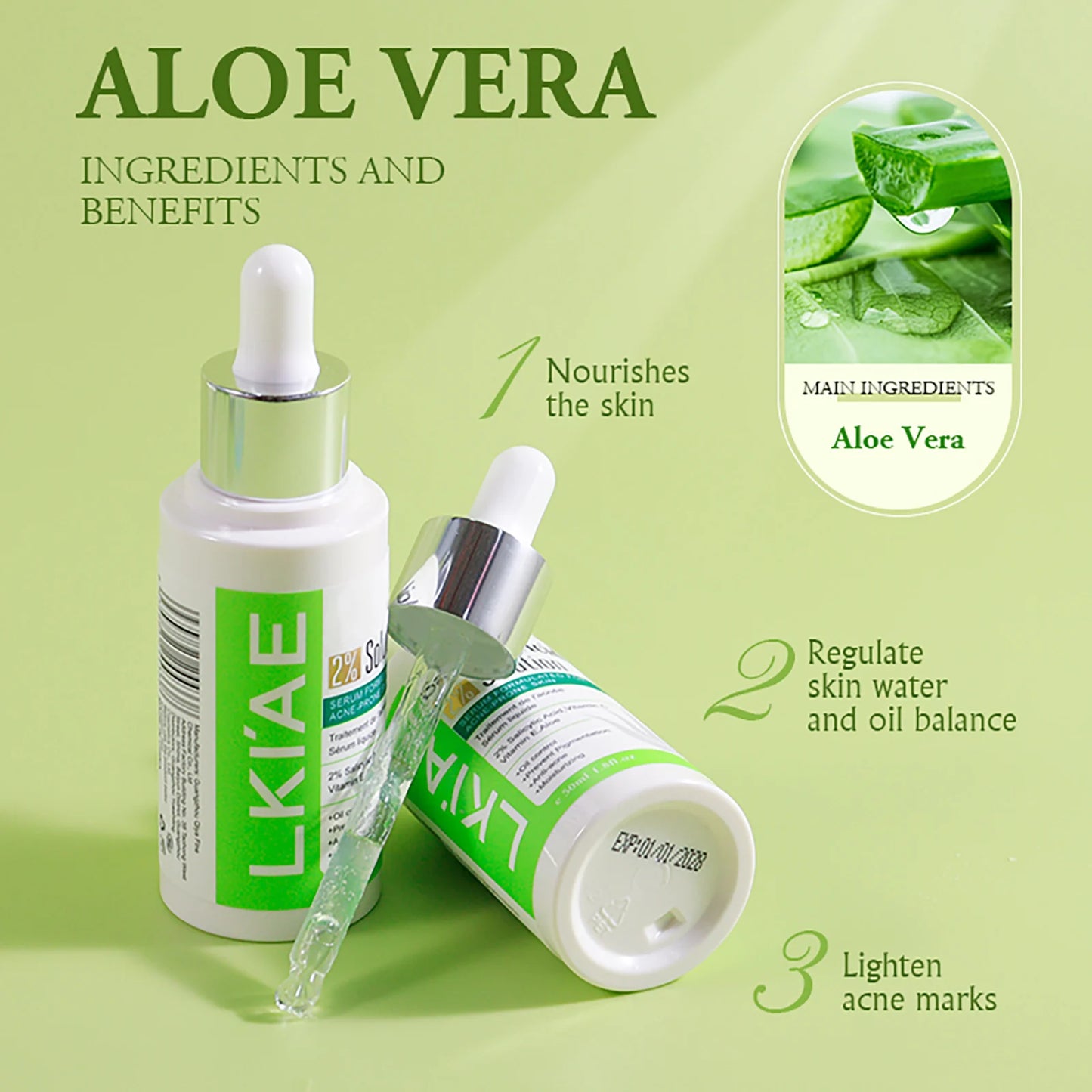 Aloe Vera Brightening Face Serum