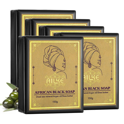 African Natural Black Soap for Face and Body