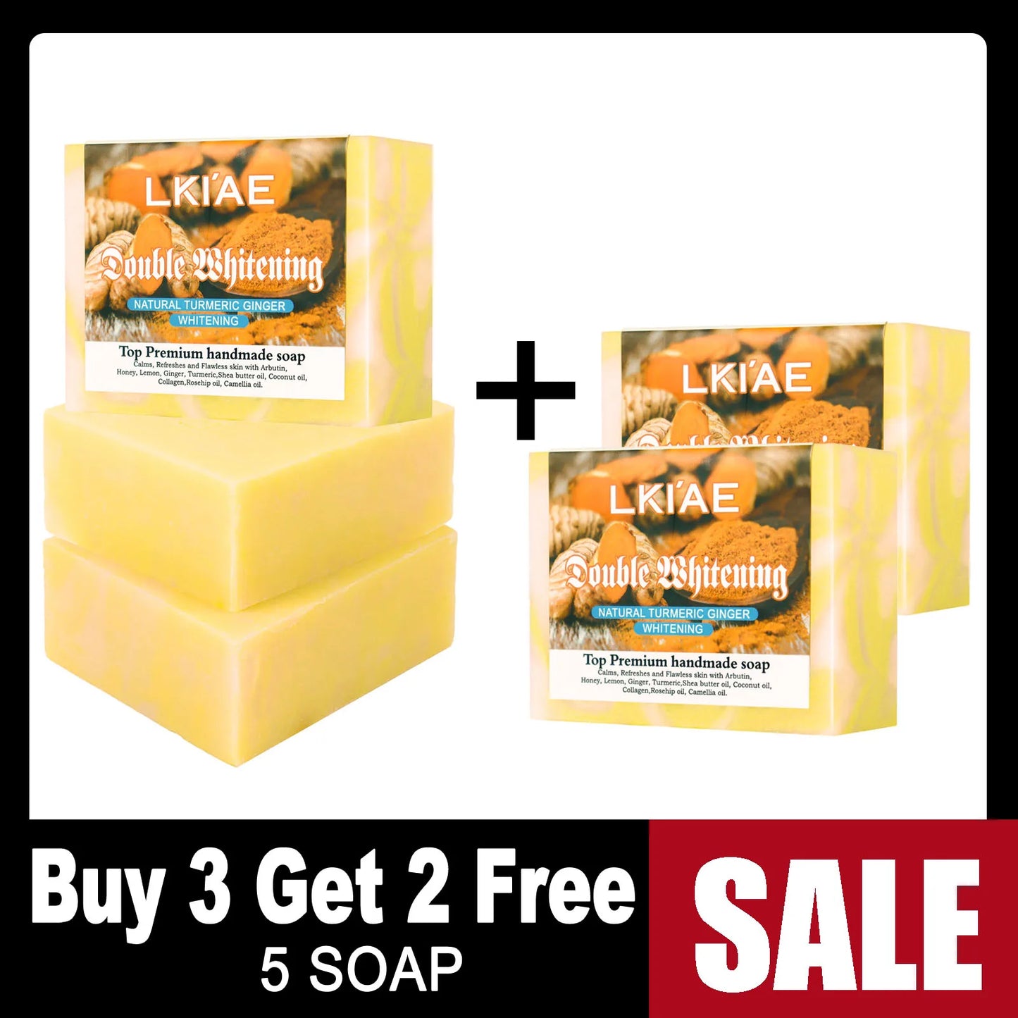 Natural Turmeric Whitening Soap Bar