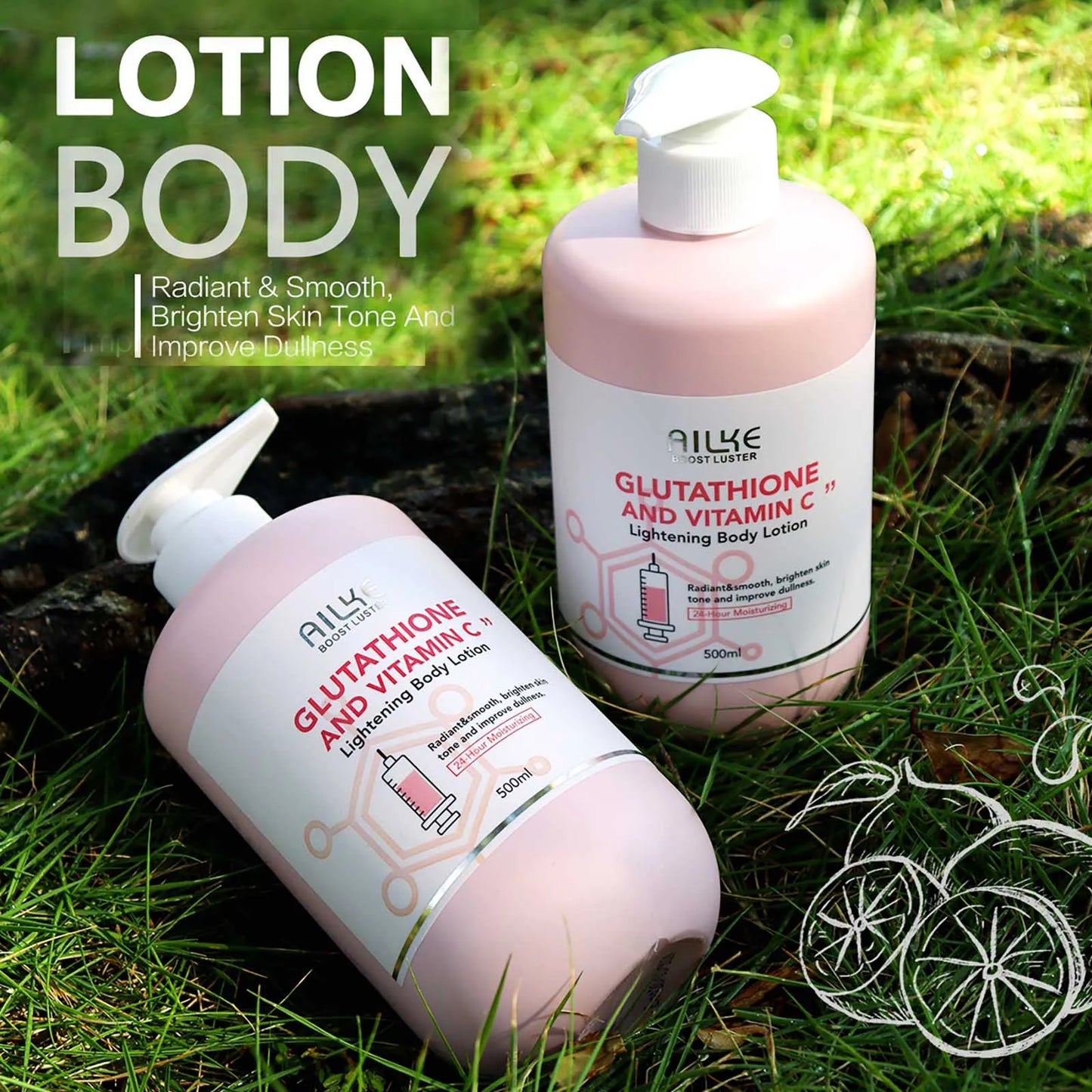 Vitamin C and Glutathione Brightening Body Lotion