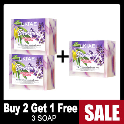 Fresh Lavender Oil Soap Bar, Whitening, Reduce Acne, Smooth Skin