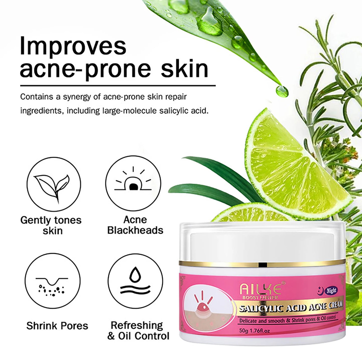 Acne Remove Face Cream, Brightening