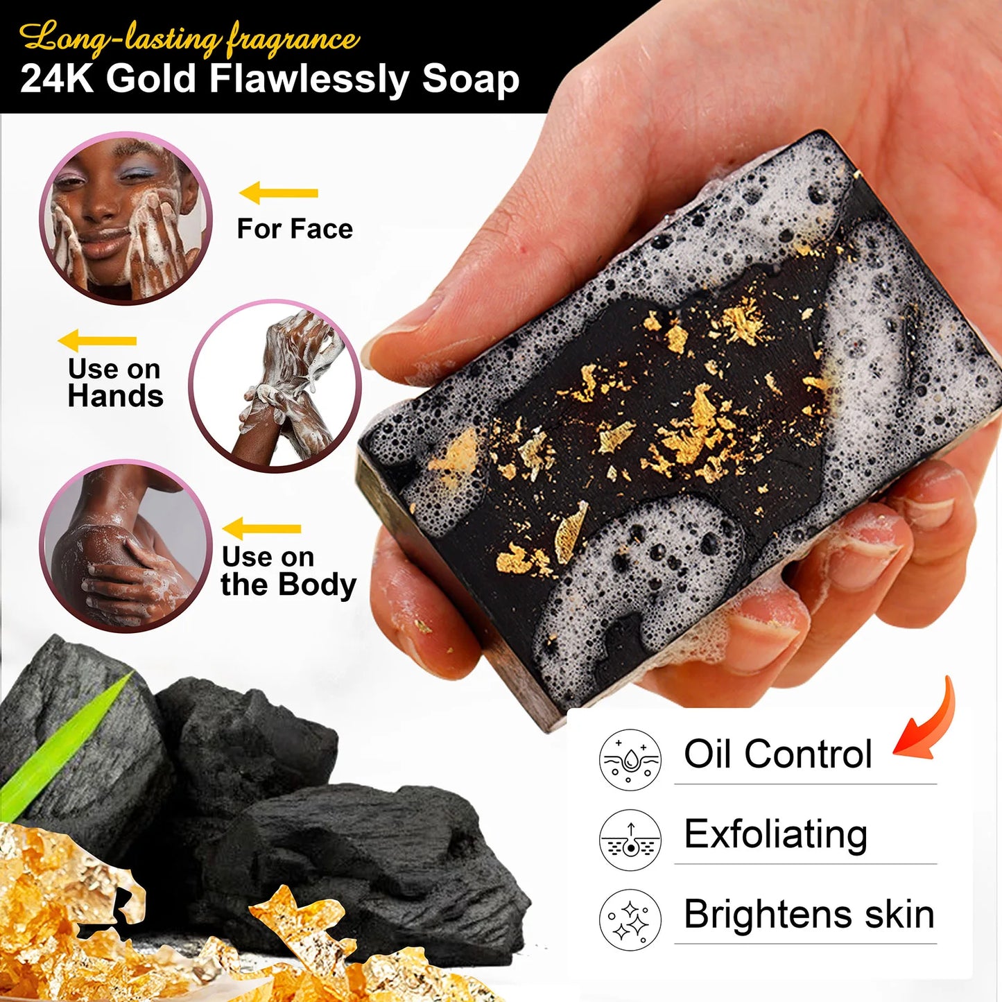 24K Glod Lightening Skin Care Range, Reduce Various Dark Spots