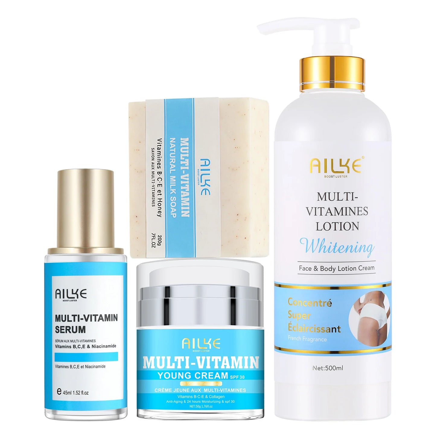 Multi-Vitamin Skin Care Set, Lightening, Brightening